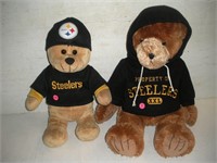 (2) STEELER teddy Bears Largest 24 Inch
