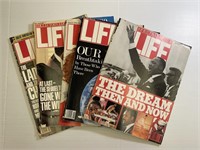 Lot of 4 1960s Life Magazines