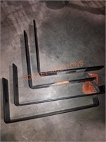 Crates and Pallet Steel Shelf Brackets