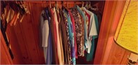 Closet of ladies jackets and blazers, sizes XL,