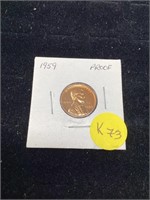 Lincoln Cent 1959 Proof.