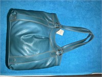 NEW TEAL COLORED POCKETBOOK BY LIZ CLAIBURN