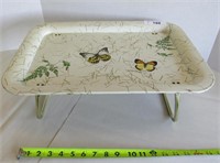 Vintage Metal Butterfly TV Tray