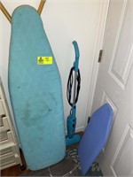2 IRONING BOARDS AND A BISSELL FEATHERWEIGHT VACCU