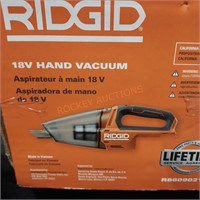 Rigid 18v cordless handheld vacuum