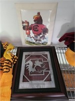 GAMECOCK PLAQUES AND POSTERS