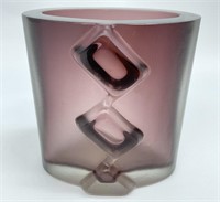 Tapio Wirkkala MCM Amethyst Glass Vase