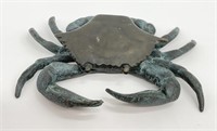 Antique Bronze Crab Door Knocker, Signed