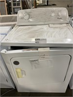 WHIRLPOOL DRYER MACHINE (BENT ON THE SIDE AND