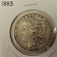 1883 - MORGAN SILVER DOLLAR (8)