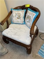 LARGE OCCASIONAL ARM CHAIR