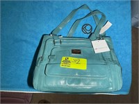 NEW TEAL COLORED BAG BY LIZ CLAIBURN