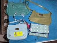 GROUP OF 3 LIGHTLY USED TO LIKE NEW PURSES BY VARI