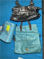 GROUP OF 3 LIGHTLY USED TO LIKE NEW PURSES BY VARI