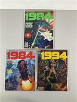 3 Issues Of Warren Magazine 1984 & 1994