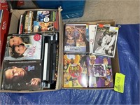 LARGE BOX OF DVDS