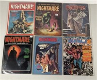Skywald Publishing Nightmare 5 Magazine Lot ‘72-74