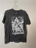 Misfits Band Shirt Junji Ito Acid Wash
