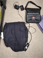Car seat massager and Playstation bag