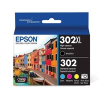 Epson T302x-large/t302 Black High Yield And Cyan/m