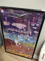 Minecraft frame poster 35 23