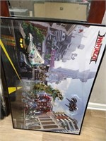 Lego framed poster 34 x22