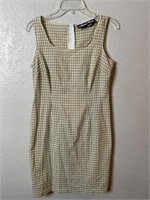 Vintage Y2K Gingham Pattern Dress