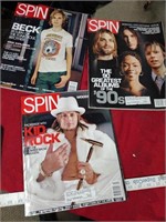 Three spin magazines