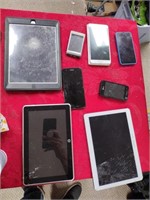 Tablets cell phones all cracked screens