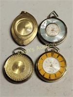 pocket & pendant watches mcm lot of 4 lucerne++