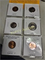lot of 6 gorgeous coins 4 proof & 2 uncirculated