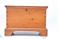 Antique Miniature Dovetailed Wood Blanket Chest