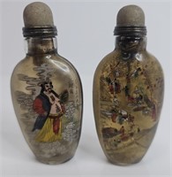 Chinese Reverse Painted Snuff Bottles