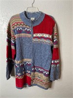 Vintage 1/4 Zip Knit Sweater