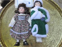 2 collector dolls