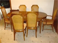 Large Table and Chairs - In La Farge