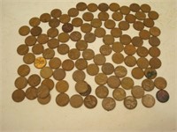 Lot Two of 100 Wheat Pennies