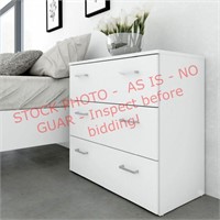 Tivilum Space Chest of 3 Drawers in White
