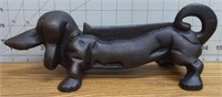 Cast iron dachshund