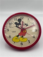Vintage Disney Mickey Mouse Clock Lorus Quartz