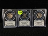 Silver quarters PCGS coin collection