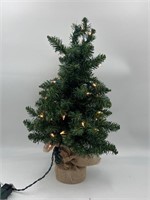 Table top Christmas tree plug in
