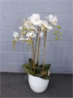 Faux Orchid Plant - 36" Tall