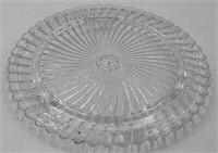 Vintage Hazel Atlas Swirl Pinwheel Cake plate