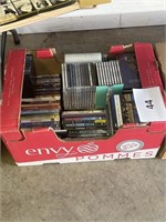 Box lot of CD'S- DVD'S