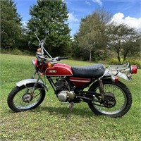 Vintage 1971 Yamaha Motorcycle