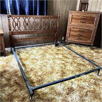 Thomasville Head Board and Bed Frame