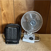 Ceramic Heater, Small Fan