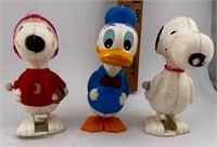 Disney and Peanuts wind up toys