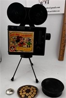 Vintage Mickey Mouse toy movie camera
